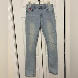 Guess Girls Size 16 Jeans in Light wash Blue